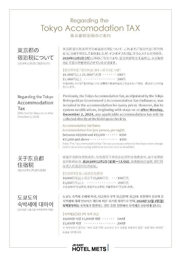 Jr-East Hotel Mets Mejiro Tokyo